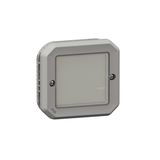 CONNECTED LIGHT DIMMER SWITCH WITHOUT NEUTRAL 5-125W LED PLEXO MECH GREY