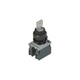 Complete unit with key selector, fixing adapter and contacts