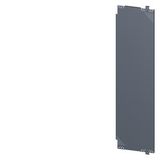 SIVACON, mounting plate, for cabinet side, perforated, D: 600 mm, H: 1800 mm, zinc-plated The