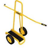 Trolley for transporting plates