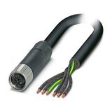 SAC-6P-10,0-PVC/M12FSM PE - Power cable