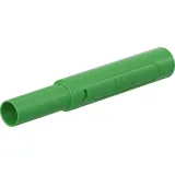 4 mm plug, screw connection, 2.5 mm², CAT II/CAT III, green, 66.2047-25