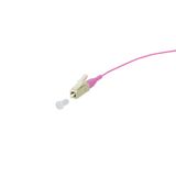 OpDAT pigtail LC-PC, OM4, violet