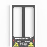 MetalliCard, Device markers, 27 x 85 mm, silver