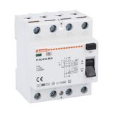 Residual current operated circuit breaker, 4 modules, 4P - type B, 63A, 30mA