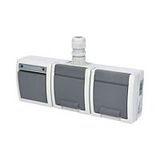 ATLAS switch no. 6 + 2x socket IP65