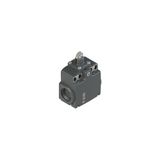 Position switch with roller piston plunger