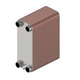 Brazed plate heat exchanger, SL140TM-1, Number of plates: 50, 25 bar