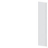 SIVACON side panel/rear panel, closed, IP40, H: 2200 mm, W: 400 mm, RAL 7035