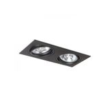PASADENA G53 SQ II black 230V LED G53 2x15W
