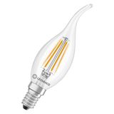 LED Classic BA 40 Filament P 3.4W 827 Clear E14