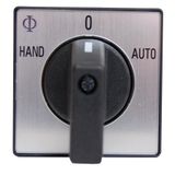 Change-over Switch w.central mounting 20A 2-pole Hand-0-Auto