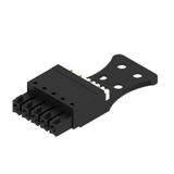 PCB plug-in connector, female plug, 3.81 mm, Number of poles: 5, 180°, PUSH IN with actuator, Clamping range, max. : 1.5 mm², Box