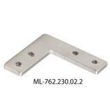 Metal connecting connector corner for PN, AC, AE, ZT, 1 pc