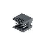 PCB plug-in connector, male header, open side, THT/THR solder connection, 3.50 mm, Number of poles: 18, 90°, Solder pin length (l): 3.2 mm, tinned, black, Box