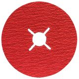 R780 fibre sanding disc, Best for Metal + Inox 125 x 22.23 mm, G60