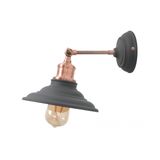 Wall Fixture LORET,7727,AC220-240V,50/60Hz,1*E27, max.40W, IP20,  Diameter 20 cm, single, black