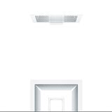 PANOS INF FLUX Q190 H KLAR - FLUX decorative glass attachment