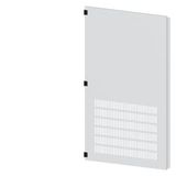 SIVACON, door half, left, with ventilation openings, IP20, H: 1800 mm, W: 900 mm, RAL