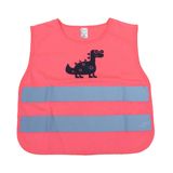 Rescue vest for kids pink DINOSAUR AMIO-03989
