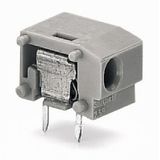 Stackable PCB terminal block 2.5 mm² Pin spacing 10/10.16 mm dark gray