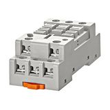 Socket, screw connection, 11 pole, 25A for 3 pole RMX relays