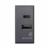 USB CHARGER TYPE A-C 3A TEKLA 1M