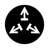 M22-XD-S-X15 Button plate, flat black, symbol Release