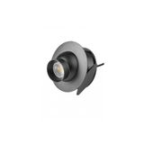 LED luminaire POINT, DC12V, 1.2 W, 65 lm, 4000K, cable mini AMP 1.5 m, black