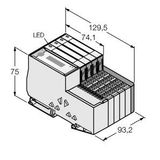 Economy Set for Simple I/O Communication via CANopen in IP20   TI-BL20-E-CO-S-8