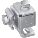 Connection clamp with HDG steel blade