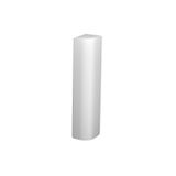 T8NL EB2 7035  Corner cover, corrugated outside, light gray Polyamide
