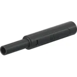 4 mm socket, screw connection, 2.5 mm², mounting Ø 9.6 mm, CAT II/CAT III, black, 66.2054-21