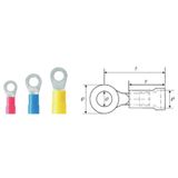 cable lug, terminal end,Insulated cable connector,1.5 mm²,0.5 mm² - 1.5 mm²