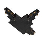 T-connector  S-TRACK 3-phase-recessed rail ,IP20,black