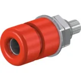 4 mm socket, solder connection, red, 69.8321-22