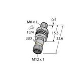 Inductive Sensor With Increased Switching Distance   BI3-M08KK-AP6X-H1341