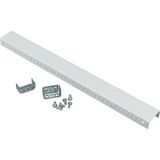 XSFD0610 Strip for snap-on cover, HxW=650x1000mm, grey