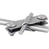 SV clamp StSt (V4A)(SVK 7.10 16 FL40 V4A)