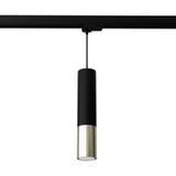 HANGING LAMP FOR 3-PHASE TRACK LOOPEZ BLACK/GOLD GU10 4000K 7W 530LM MYL.00015