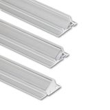 Wall aluminum profile NK, 36x19mm, clear diffus., 1m