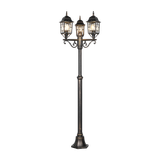 Volturno pole lamp 3-pc 200 cm E27 antique rust