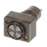 Panel mount buzzer, intermittent/ continuous (high pitched) high sound, 6 VAC/DC supply M2BJ9193C