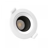 FIALE CORE DEEP GU10 IP20 FI86X34MM BLACK ROUND ADJUSTABLE