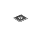 Cover plate, diffuser L 175 B 170 H 13 colour: silver