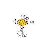 Inductive Sensor Resistant to Magnetic Fields   NI2-Q6.5-AP6/S34