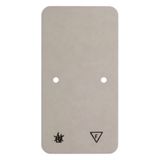 Base plate for 2-way combinations, self-extinguishing, surface-mounted series