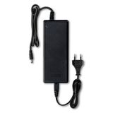 Power adapter 120W, DC24V/5A, IP20, black plastic, with plug