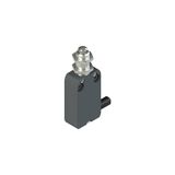 Modular prewired switch with plunger with M12 threaded bearing