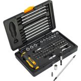 Screwdriver bit set Ironside 71-piece Socket